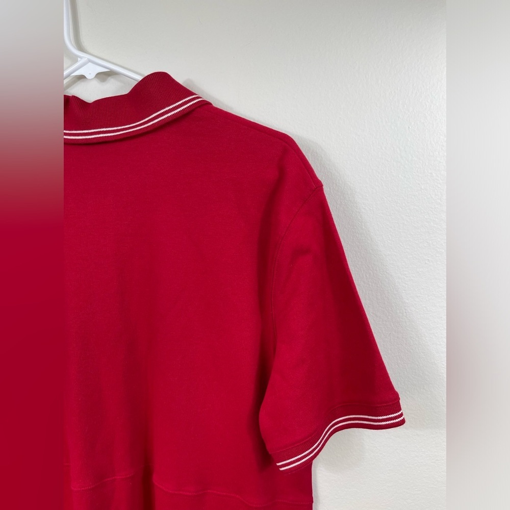 Red Polo Dress by Talbots Cotton Work Summer Size XL - Picture 11 of 14